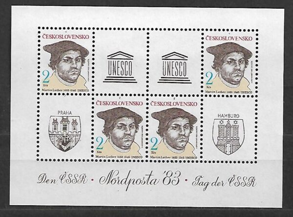 UNESCO CZECHOSŁOWACJA MI.BL.56**
