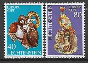 EUROPA CEPT LIECHTENSTEIN MI.642-643**
