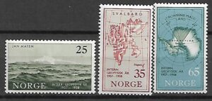 MAPY NORWEGIA MI.411-413**
