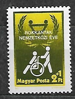 MIĘDZYNARODOWY ROK INWALIDÓW WĘGRY MI.3500**