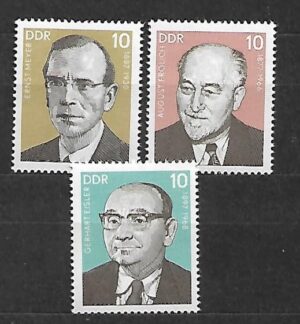 SŁAWNI LUDZIE DDR MI.2264-2266**