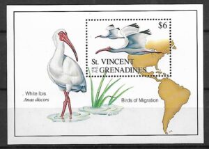 PTAKI ST.VINCENT I GRENADYNY MI.BL.264**