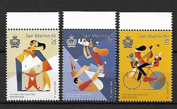 RODZINA SAN MARINO MI.2743-2745**