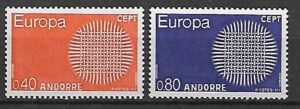 EUROPA CEPT ANDORRA FRANCUSKA MI.222-223**