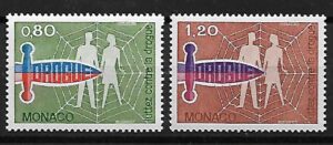 WALKA Z NARKOMANIĄ MONAKO MI.1246-1247**