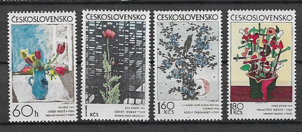 MALARSTWO CZECHOSŁOWACJA MI.2185-2188**