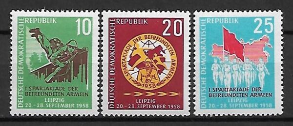 ROCZNICE DDR MI.657-659**