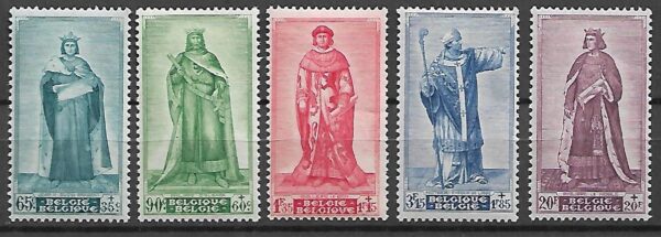 SŁAWNI LUDZIE BELGIA MI.793-797**
