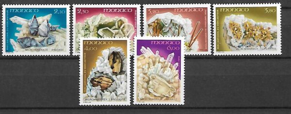 MINERAŁY MONAKO MI.1967-1972**