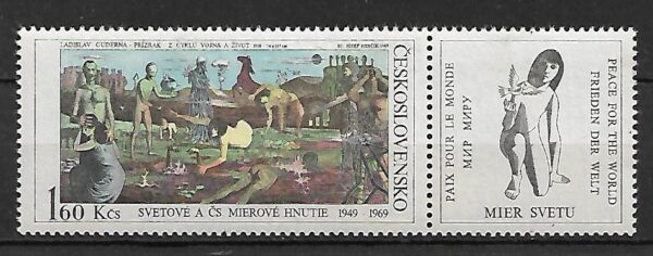 POKÓJ NA ŚWIECIE CZECHOSŁOWACJA MI.1869**