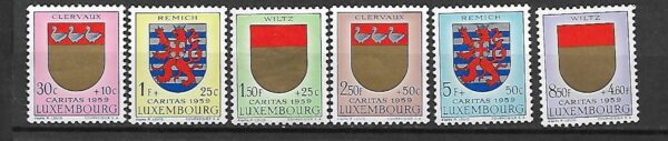 HERBY LUXEMBURG MI.612-617**