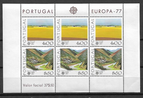 EUROPA CEPT PORTUGALIA MI.BL.20**