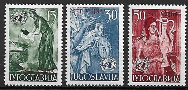MALARSTWO TRIEST JUGOSŁOWIAŃSKI MI.95-97**