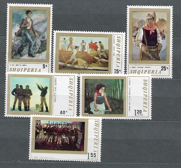 MALARSTWO ALBANIA MI.1513-1518**