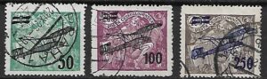 CZECHOSŁOWACJA MI. 199-201 KASOWANE