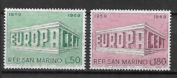 EUROPA CEPT SAN MARINO MI.925-926**