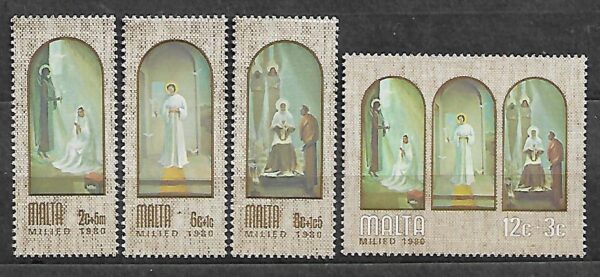 BOŻE NARODZENIE MALTA MI.617-620**