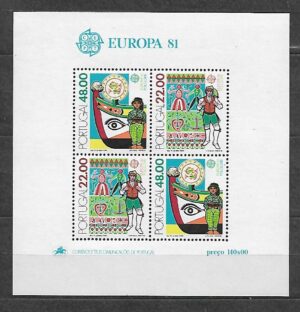 EUROPA CEPT PORTUGALIA MI.BL.32**
