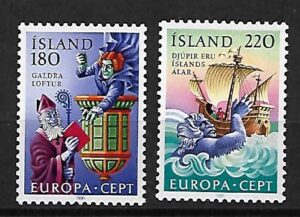EUROPA CEPT ISLANDIA MI.565-566**