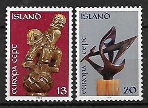 EUROPA CEPT ISLANDIA M.489-490**