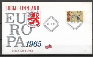 EUROPA CEPT FINLANDIA MI.608 FDC