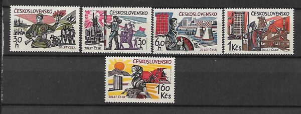 ROBOTNICY CZECHOSŁOWACJA MI.1533-1537**
