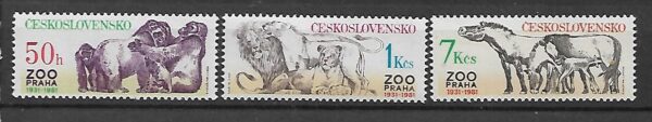 ZWIERZĘTA CZECHOSŁOWACJA MI.2635-2637**