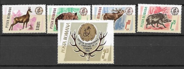 ZWIERZĘTA ŁOWNE RUMUNIA MI.2460-2464**
