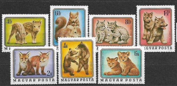 ZWIERZĘTA WĘGRY MI.3098-3104A**