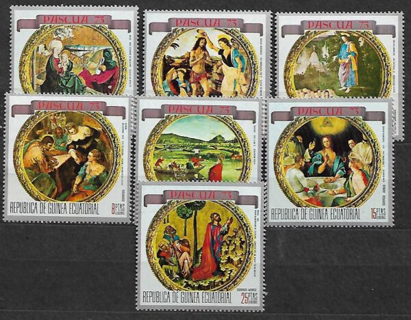 WIELKANOC GUJANA RÓWNIKOWA MI.245-251**