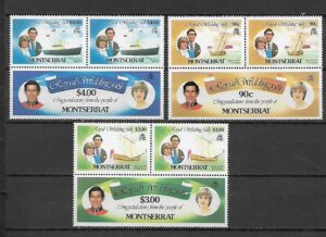 PARA KRÓLEWSKA MONTSERRAT MI.465-470**