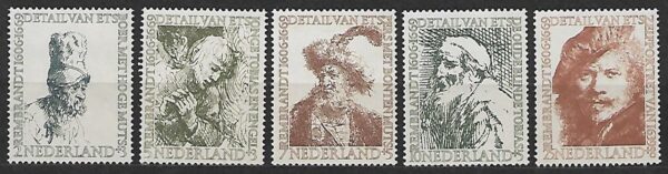 REMBRANDT HOLANDIA MI.672-676**