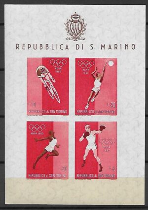 OLIMPIADA LETNIA SAN MARINO MI.BL.6**