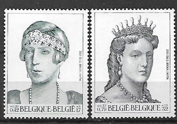 SŁAWNI LUDZIE BELGIA MI.3019-3020**