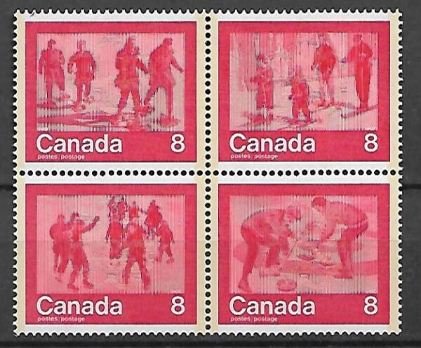 OLIMPIADA ZIMOWA KANADA MI.570-573** CZWÓRKA