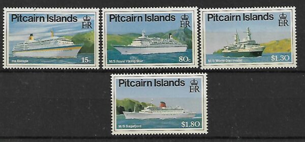 STATKI PITCAIRN MI.377-380**