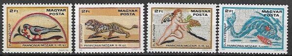 MOZAIKA WĘGRY MI.3310-3313**