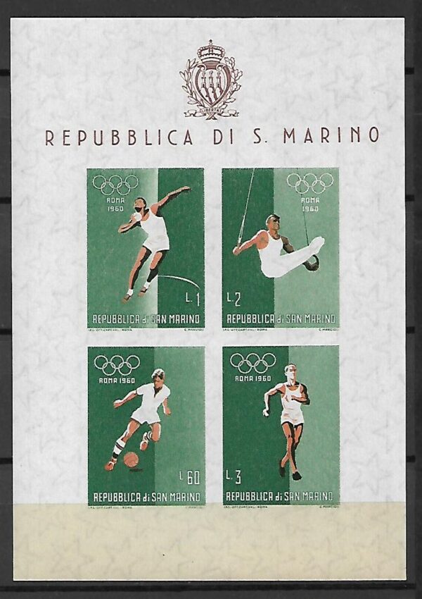 OLIMPIADA LETNIA SAN MARINO MI.BL.5**