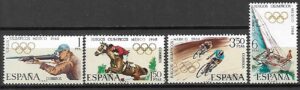 LETNIA OLIMPIADA HISZPANIA MI.1777-1780**