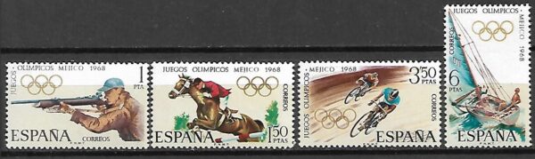LETNIA OLIMPIADA HISZPANIA MI.1777-1780**