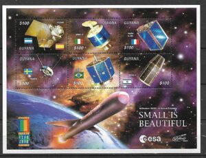 LOT W KOSMOS GUJANA MI.6964-6969**