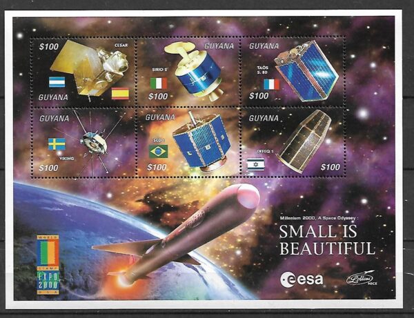 LOT W KOSMOS GUJANA MI.6964-6969**