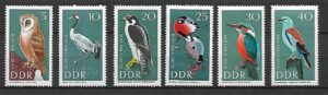 PTAKI CHRONIONE DDR MI.1272-1277**