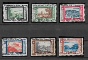 ZEPPELINY WŁOCHY MI.439-444 KATALOG MICHEL 1200 EURO