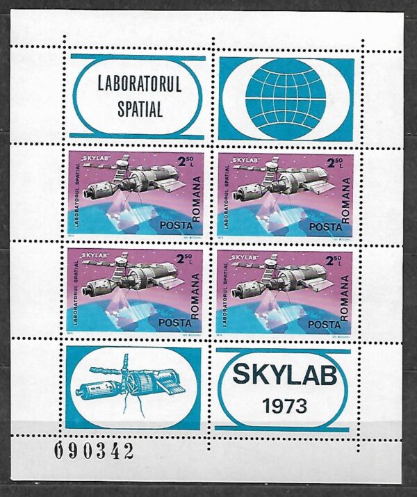 LOT NA KSIĘŻYC RUMUNIA MI.BL.117**