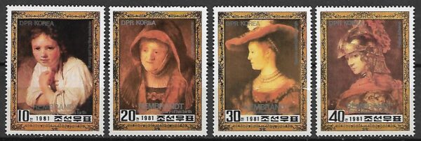 REMBRANDT KOREA MI.2145-2148**