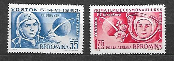 LOT NA KSIĘŻYC RUMUNIA MI.2171-2172**