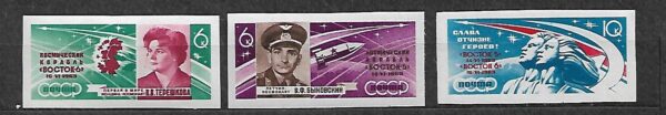 LOT W KOSMOS ZSRR MI.2769-2771B**