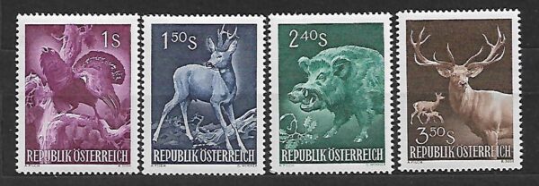 ZWIERZĘTA LEŚNE AUSTRIA MI.1062-1065**