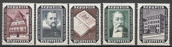 ARCHITEKTURA AUSTRIA MI.989-993**